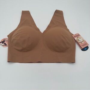 Shapermint Brown Seamless Comfort Bra